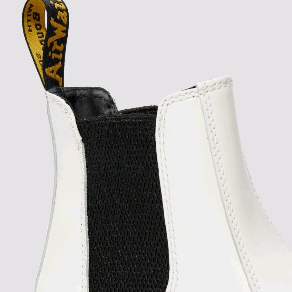 Dr. Martens White and Black Boots Size 8 - Picture 12 of 17